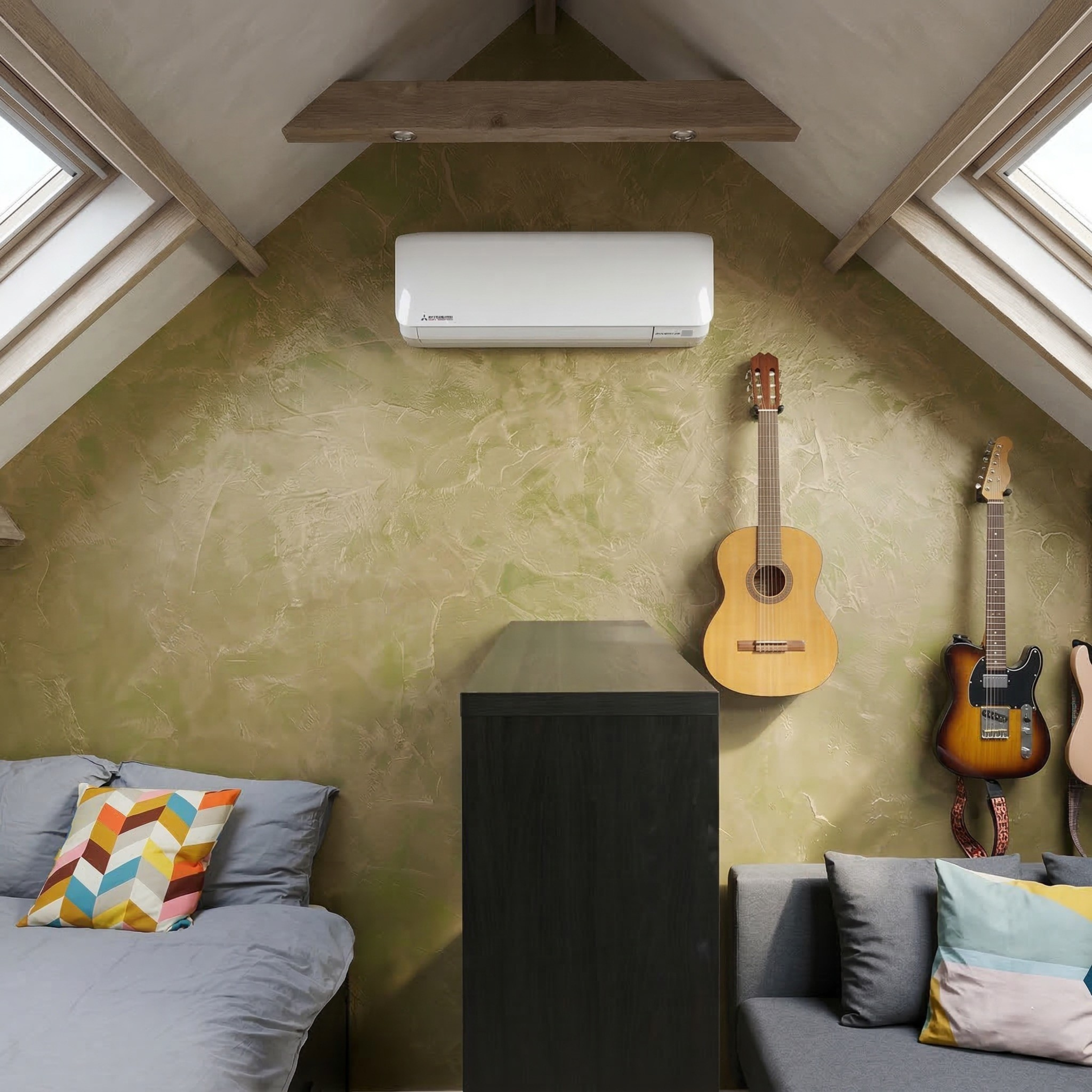 Mitsubishi SCM50ZS-W met 1 x SRK50ZS-WF 1x SRK20ZS-WF