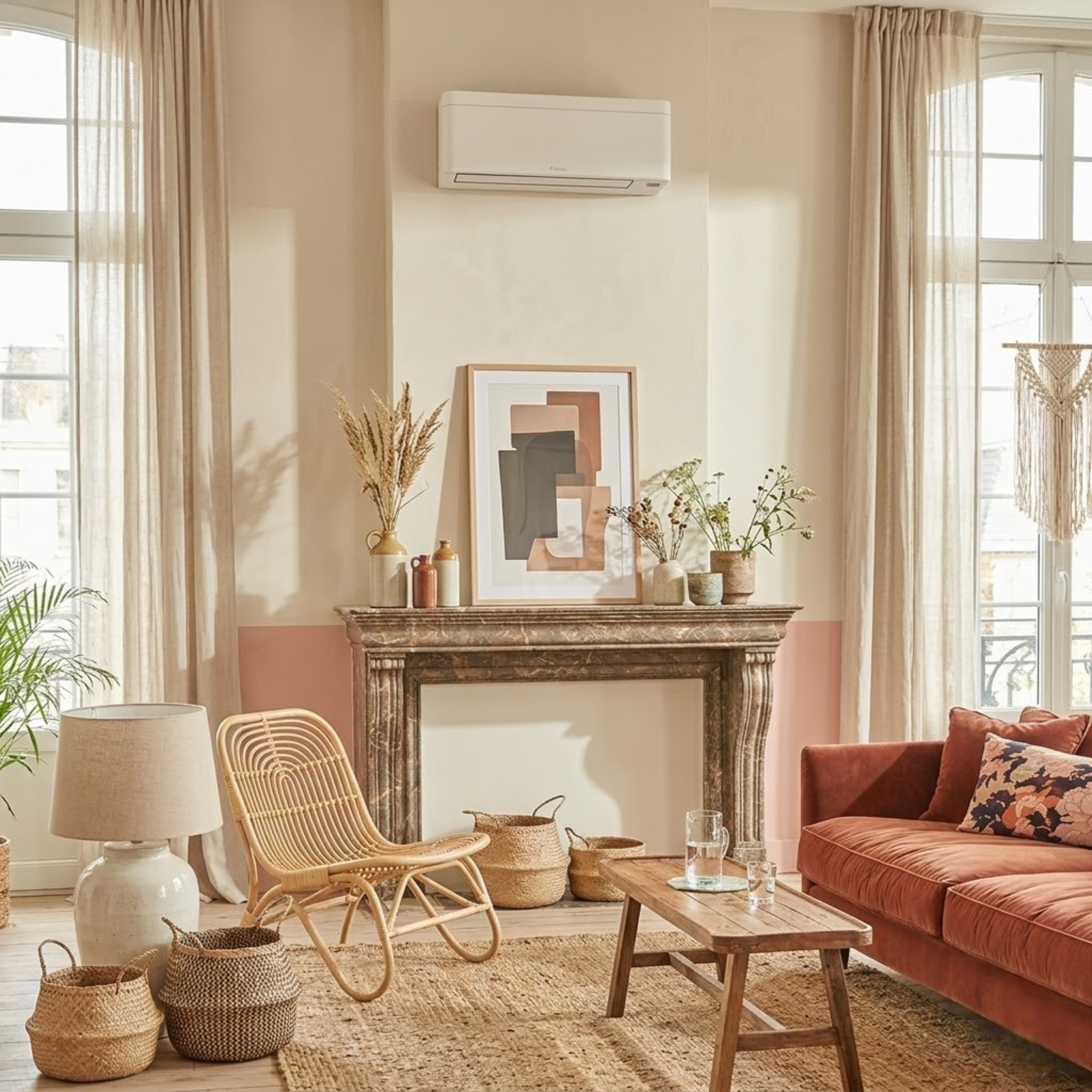 Daikin 3MXM40A9 met 3x Comfora FTXP20N9 binnenunits